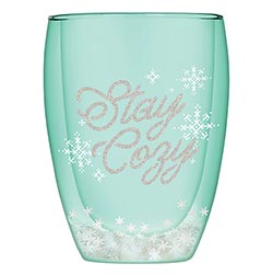 Stay Cozy Double Walled Stemless 10OZ