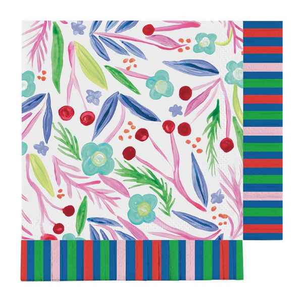 BRIGHT FOLIAGE 16CT Cocktail Napkin