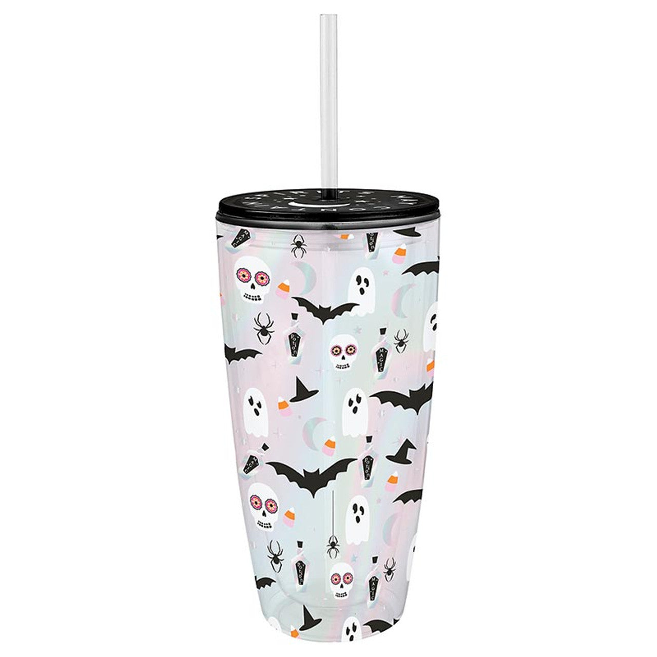 22OZ Halloween TUMBLER WITH STRAW