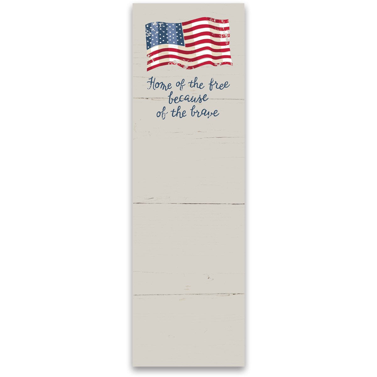 Because of the Brave List Pad