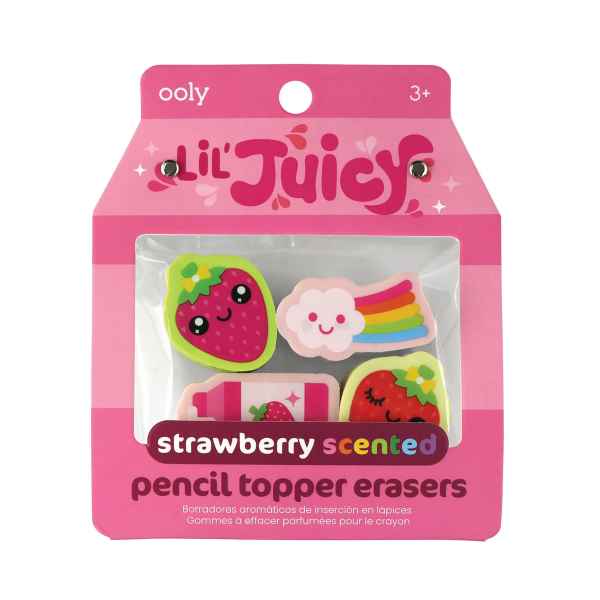 Strawberry Scented Erasers