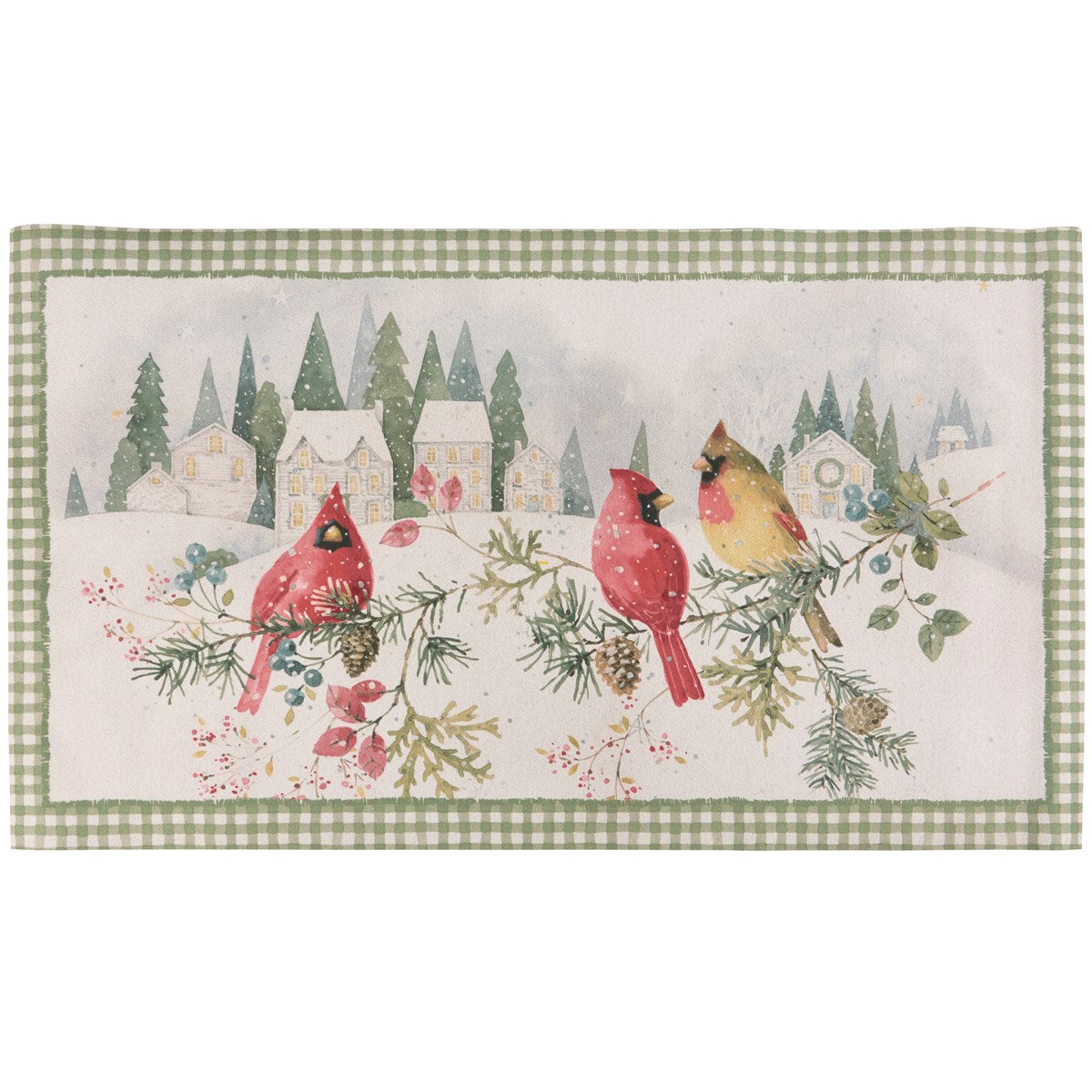 Winter Cardinals Rug