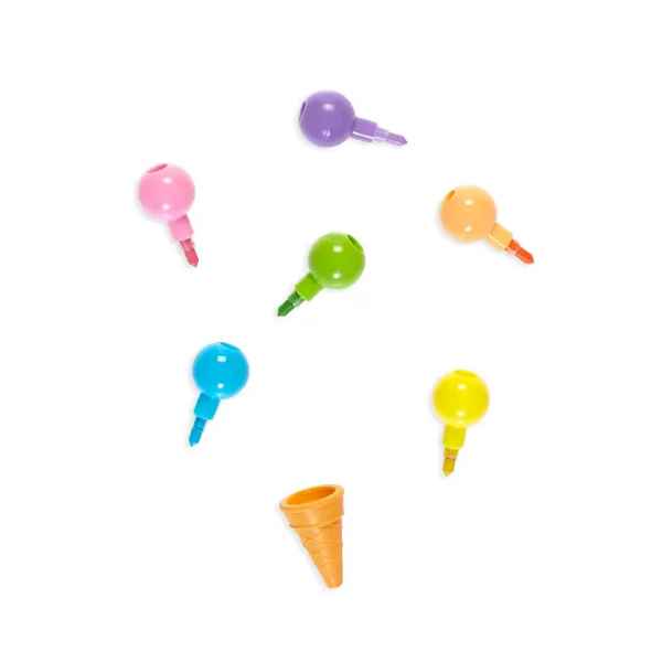 Rainbow Scoops Eraserable Crayons