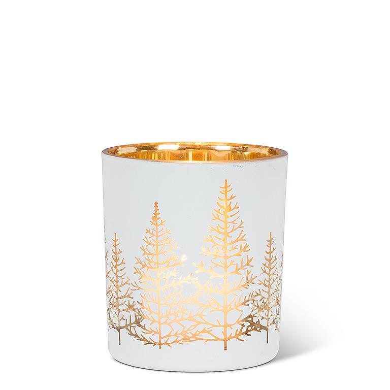 SMALL WHITE GOLD TREE TEALITE