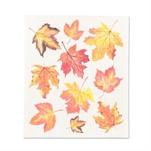 MAPLE LEAVES SWEDISH DISHCLOTH