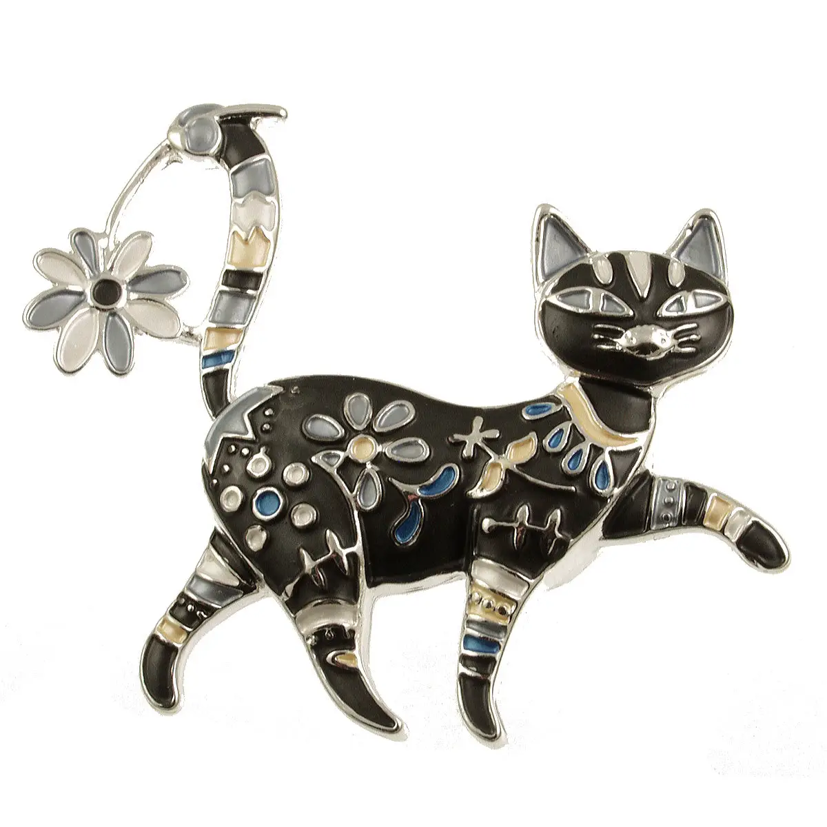 Magnetic Cat Brooch