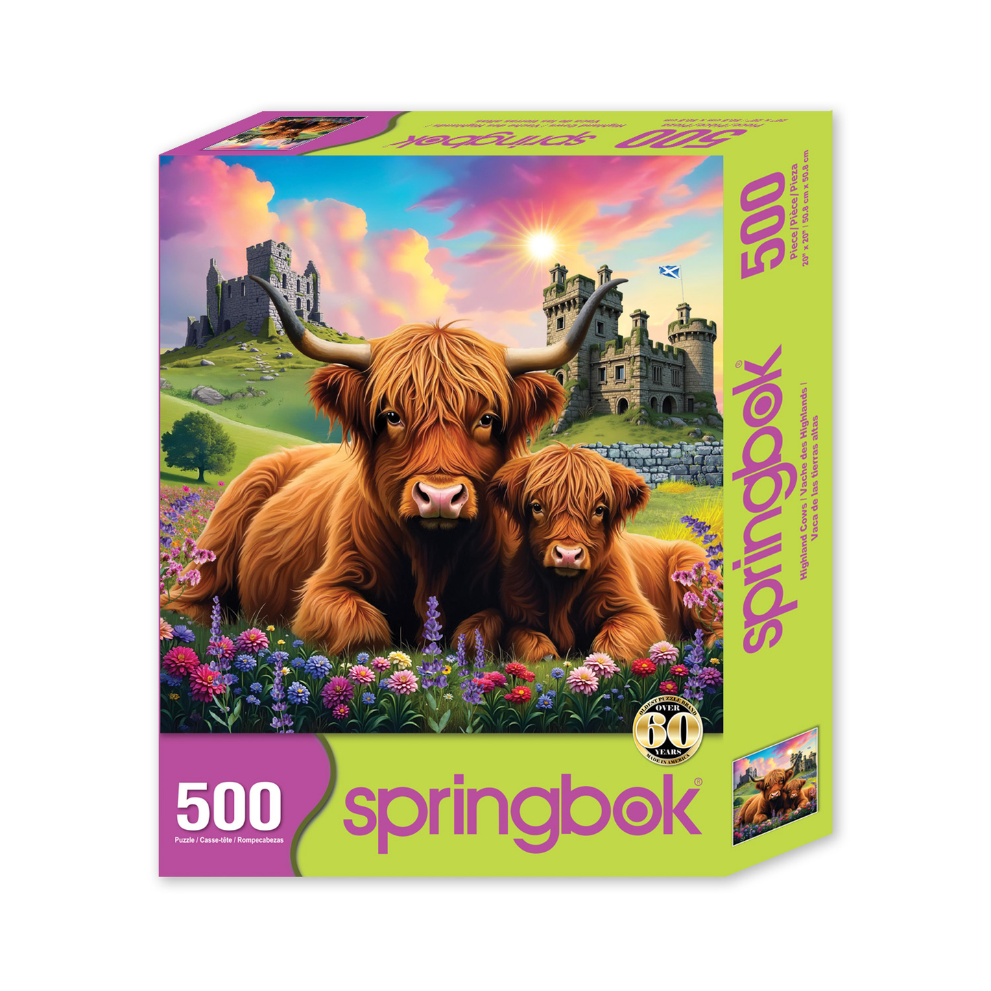 HIGHLAND COWS 500PC Puzzle