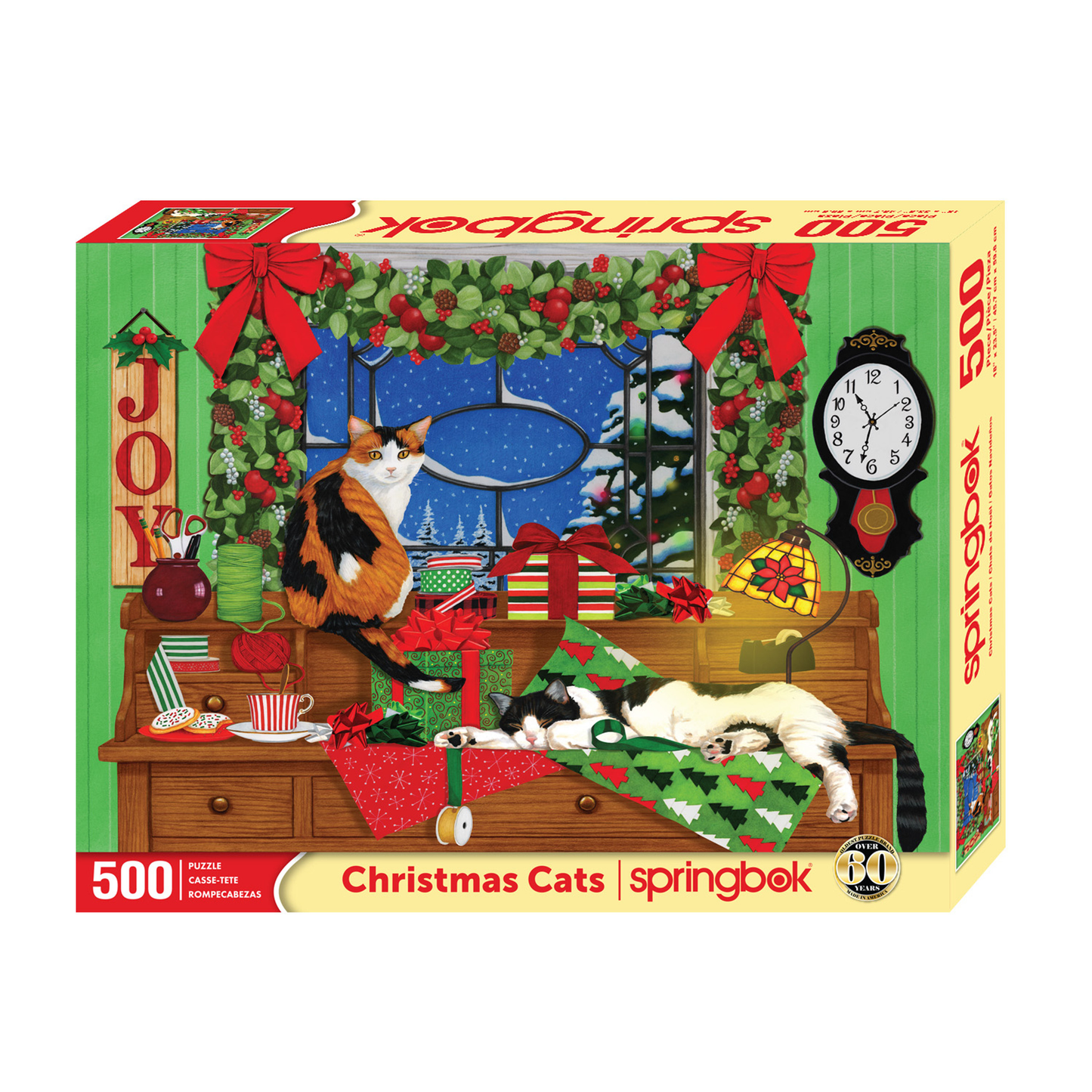 CHRISTMAS CATS 500 PC Puzzle