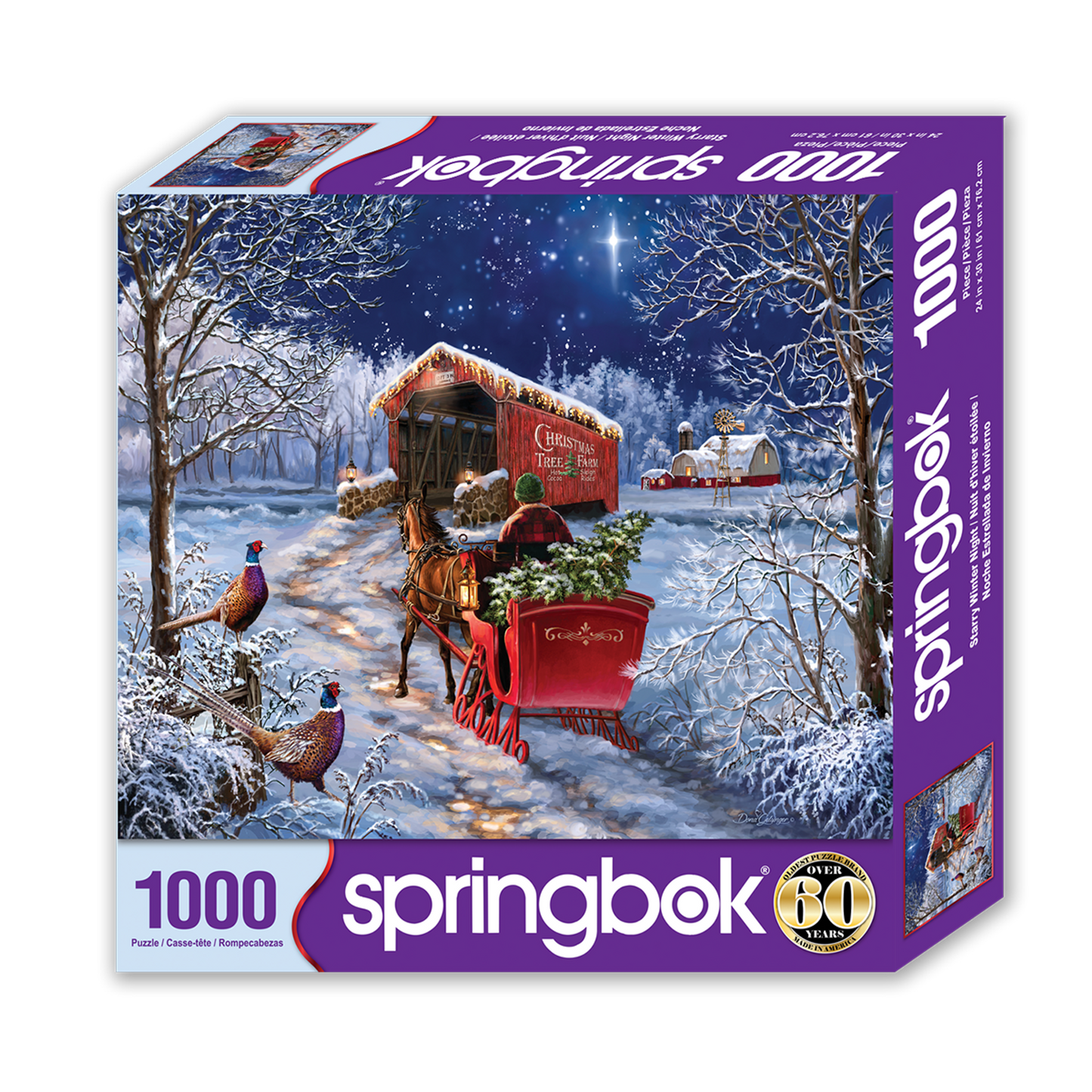 STARRY WINTER NIGHT 1000 PC Puzzle