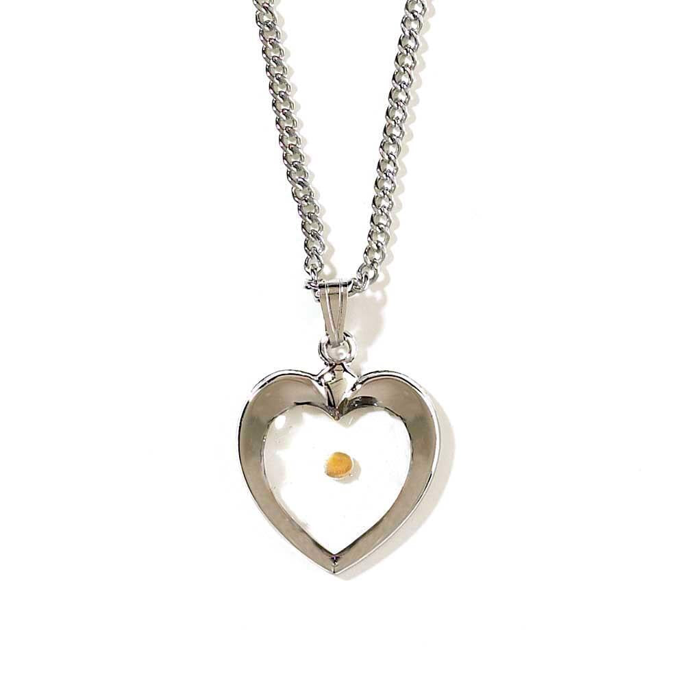 SP HRT MUSTARD SEED 18" NECKALCE