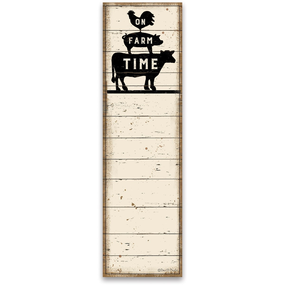 ON FARM TIME LIST PAD