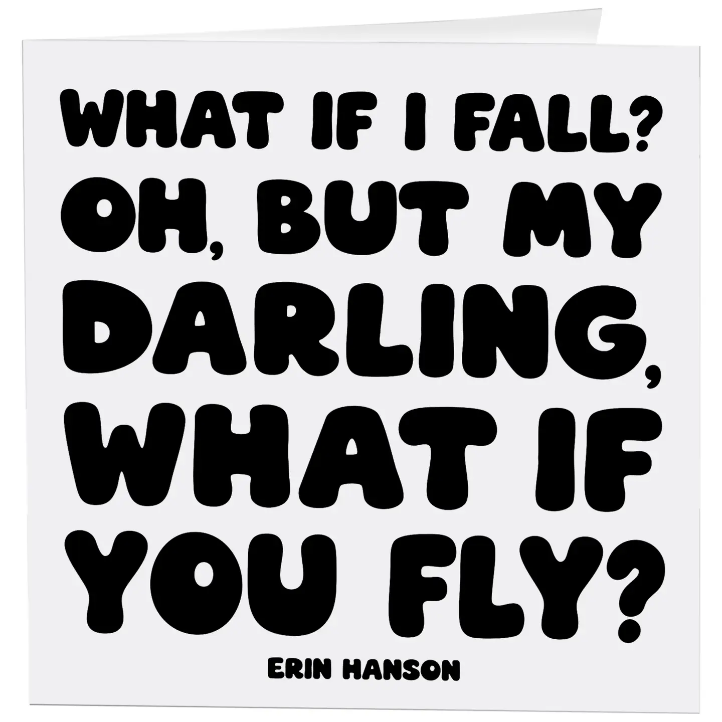What If I Fall Card