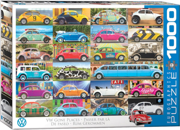 vw Gone Places Dolls 1000PC PUZZLE