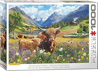 Highland Cows 1000PC PUZZLE