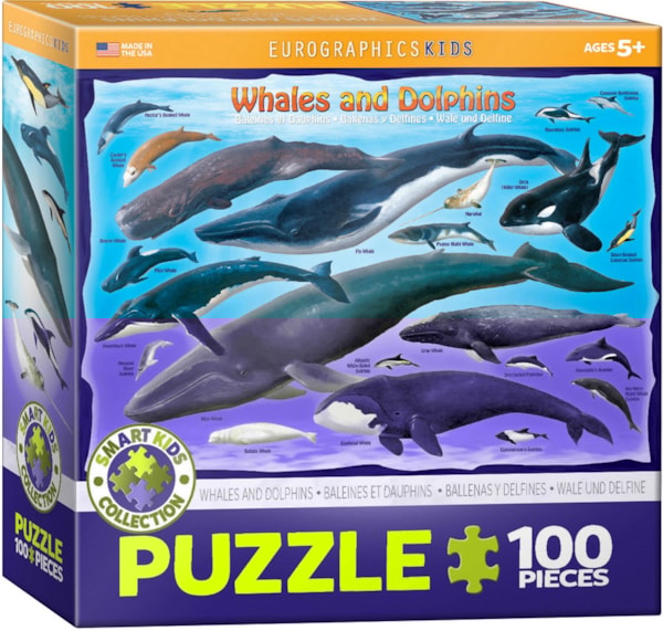 Whales & Dolphins 100PC PUZZLE