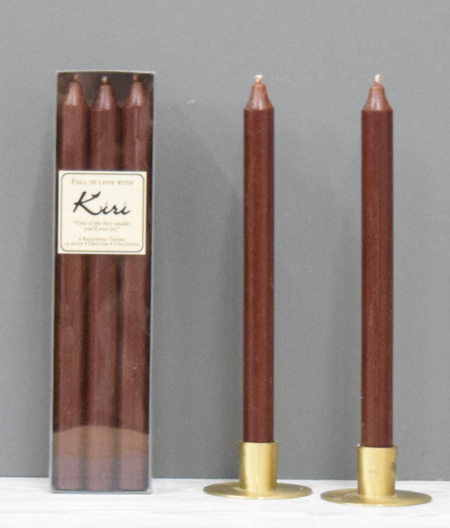 CHOCOLATE PACK OF 6 12" TAPERS