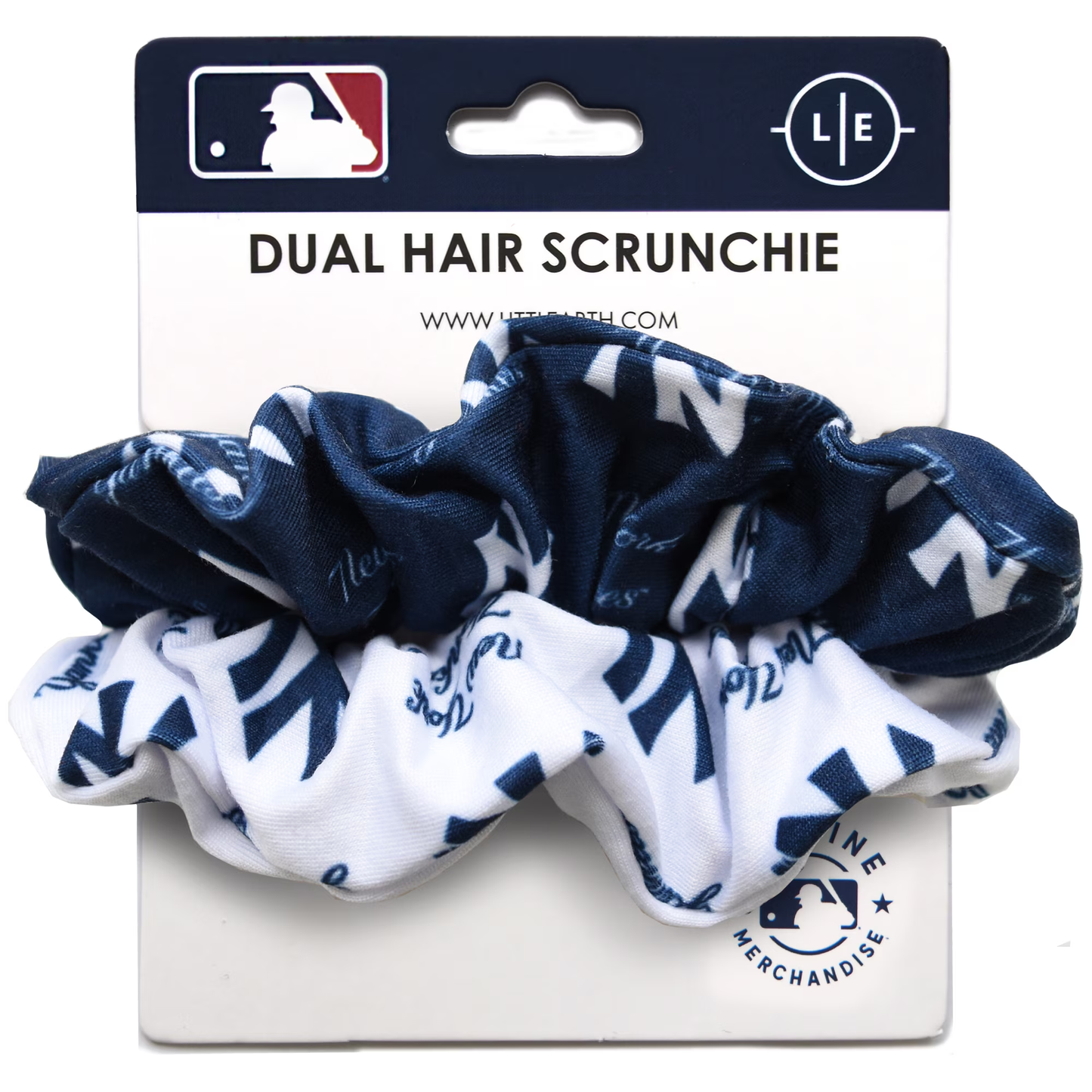 YANKEES Set of 2 Hair Scrunchies