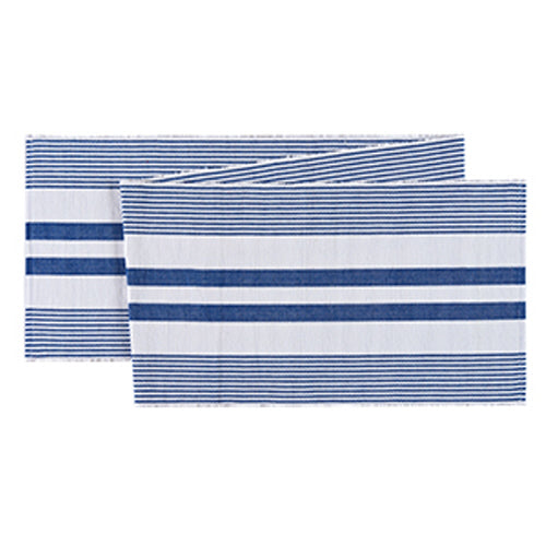 Blue & White Runner 14X72
