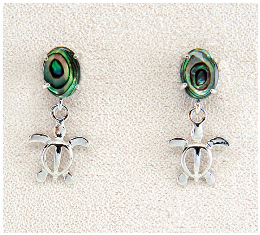 Earth Turtle Earrings