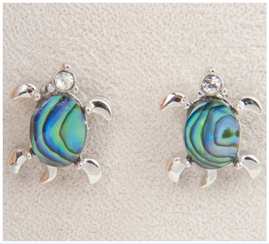 Tiny Turtle Earrings