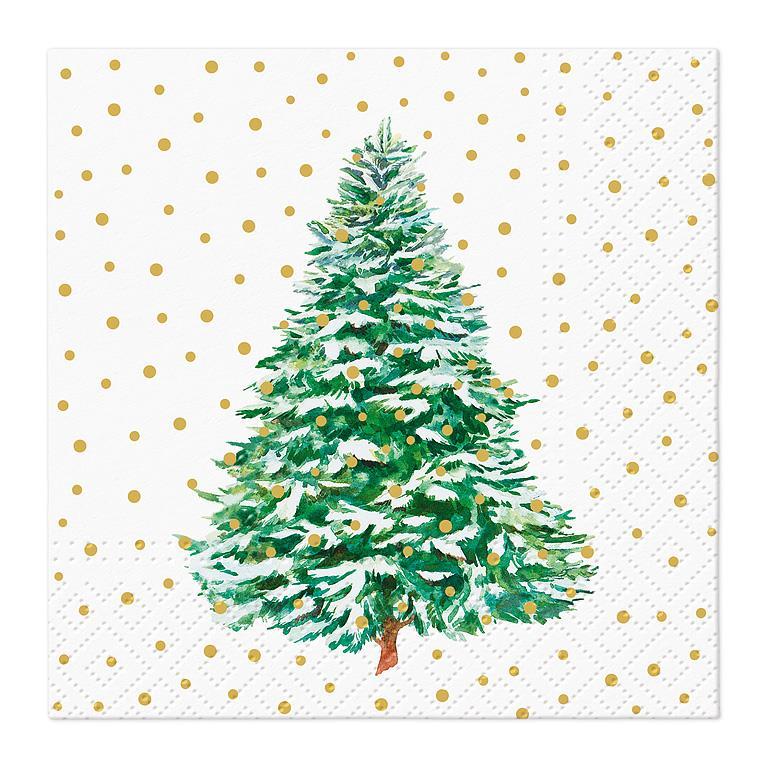 Frosted Forest Beverage Napkins