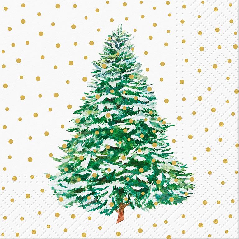 FROSTED FOREST LUNCHEON NAPKINS