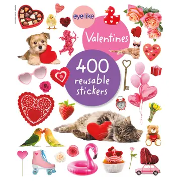 Valentine's 400 Reusabel Stickers