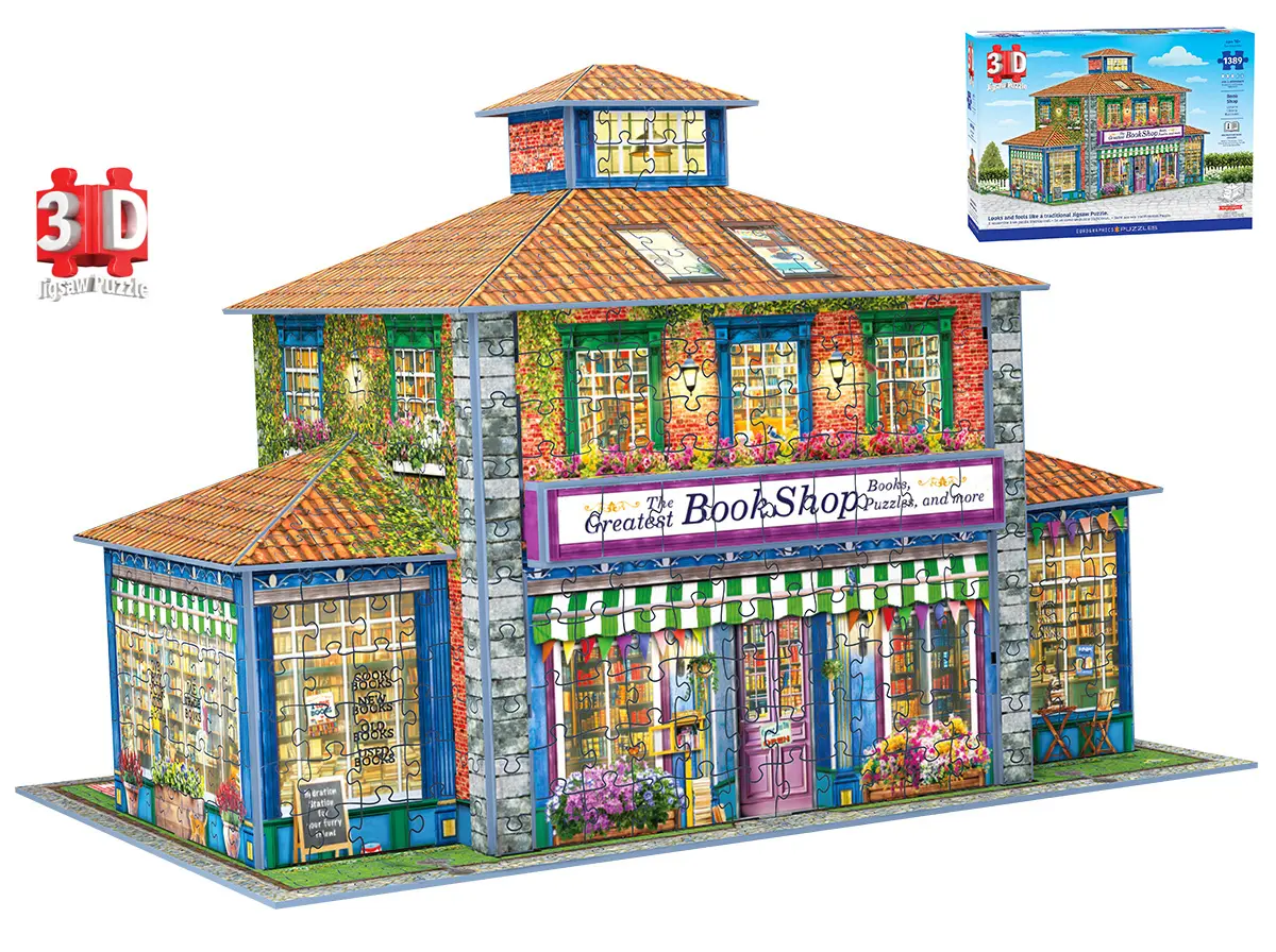 BOOK SHOP 3D PUZZLE