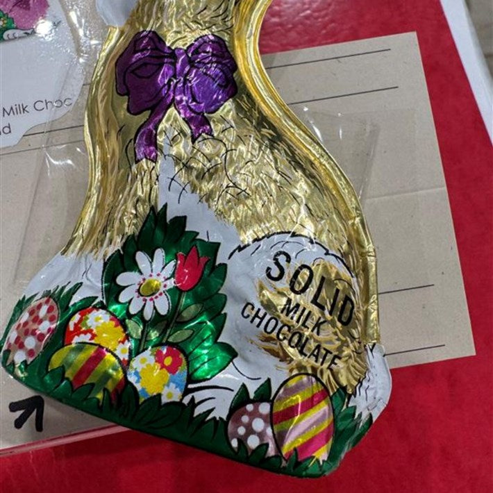 2OZ Foiled Chocolate Rabbit