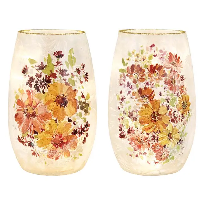 Autumns Joy Pre-lit Small Vase