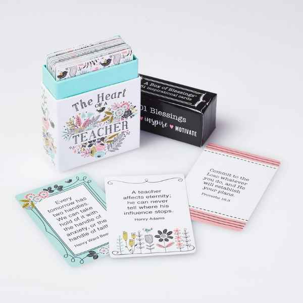 THE HEART OF A TEACHER BLESSINGS BOX