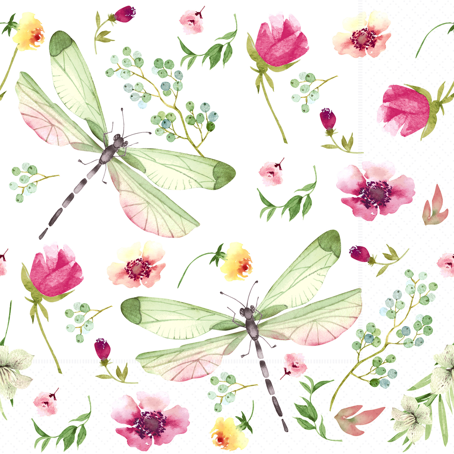 SUMMER FIELDS Cocktail Napkins