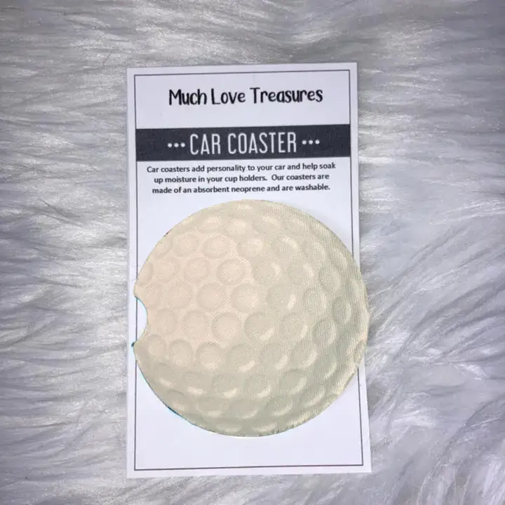 Golf Ball Car Coaster