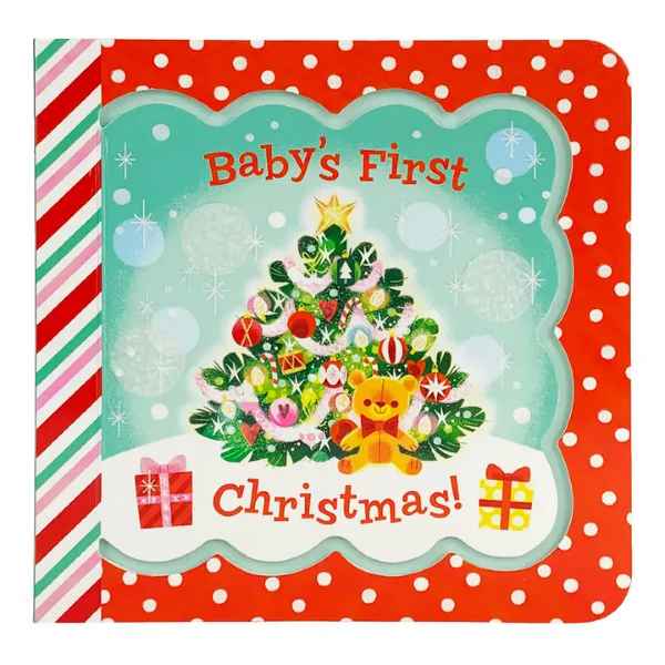 Babys First Christmas Greeting Card Book