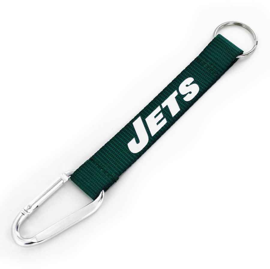 NY JETS CARABINER Lanyard KEYCHAIN