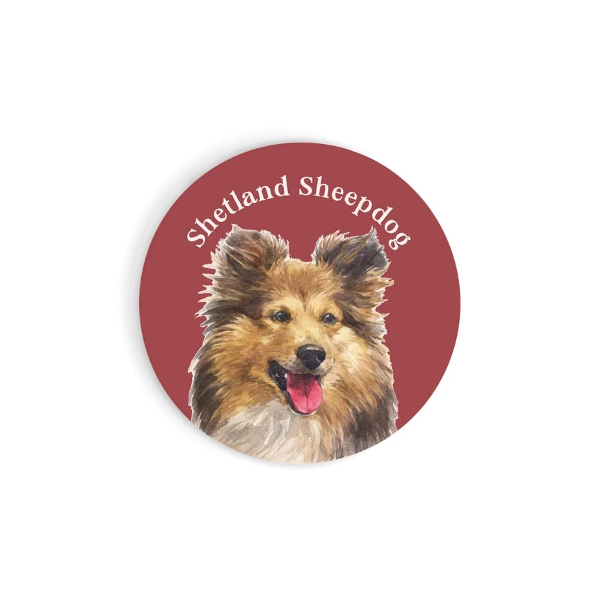 Shetland Sheepdog CAR COASTER