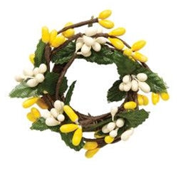 Yellow & Cream MINI 1" Pip Berry Ring