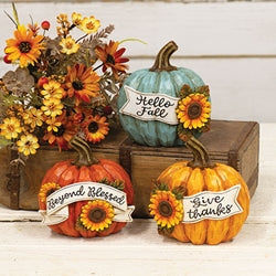 Harvest Pumbkin w/Words
