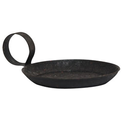 Pie Pan Candle Holder