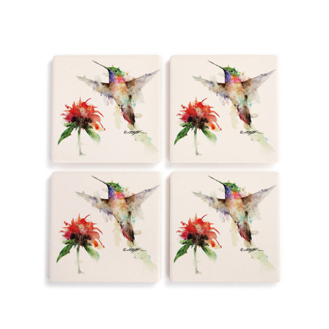 DC Hummingbird Coasters - Set of 4
