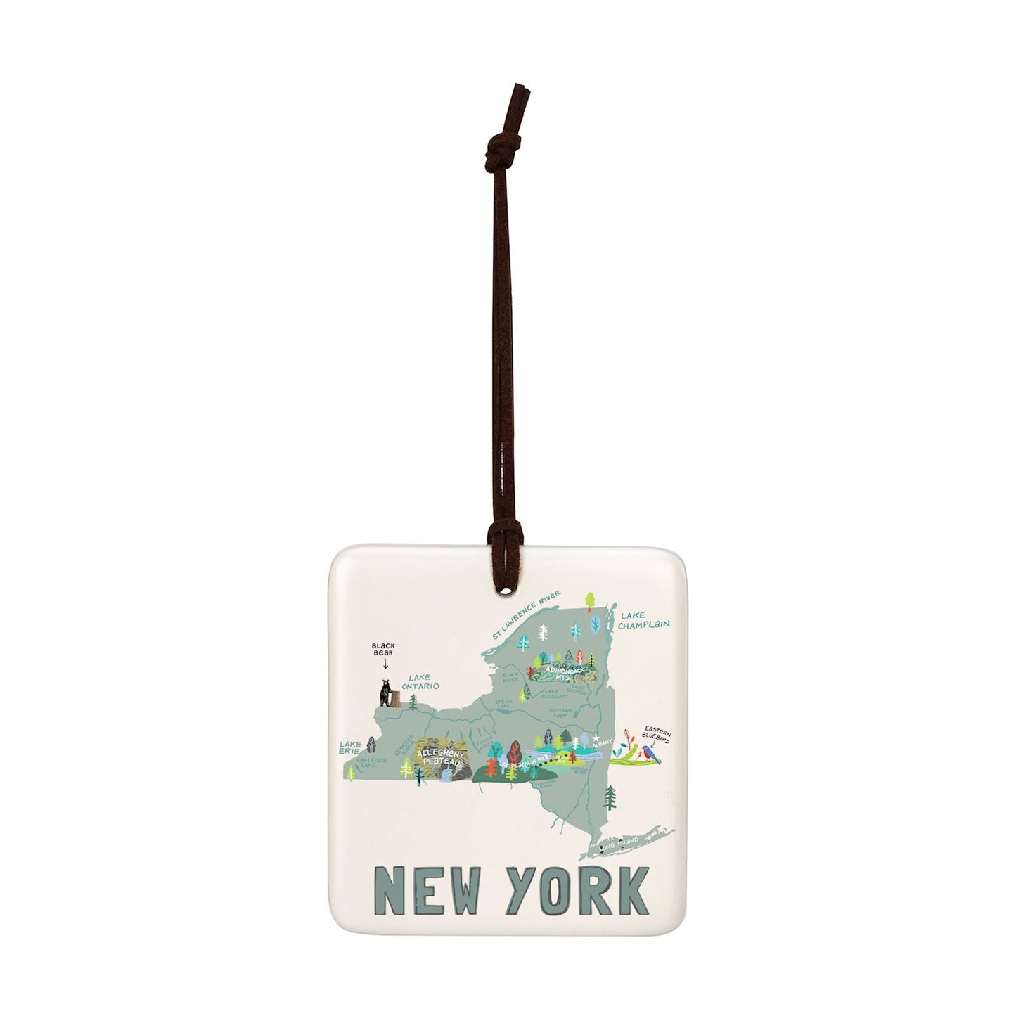 New York State Magnetic Ornament