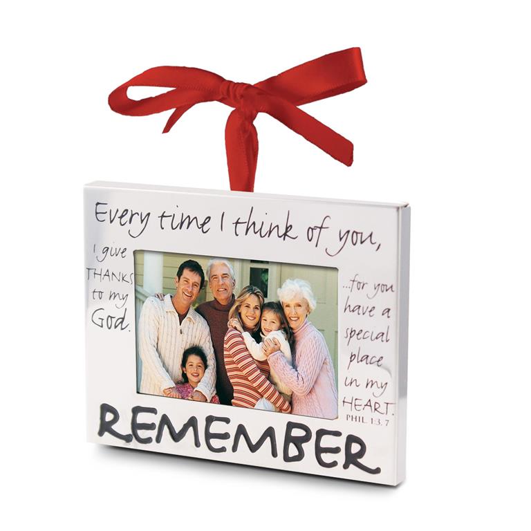 REMEMBER FRAME ORNAMENT