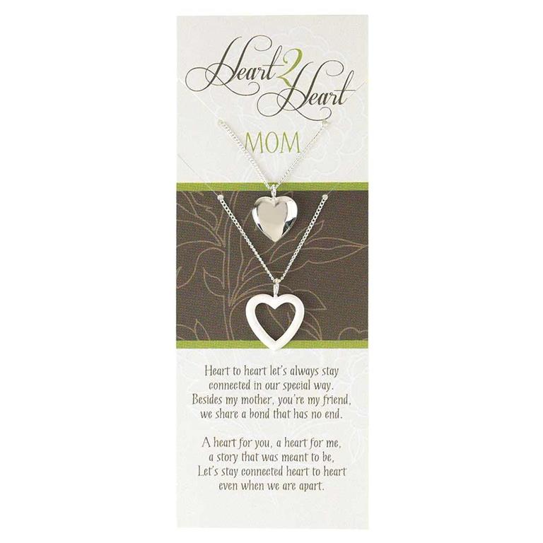 MOM SP HEART 2 HEART 16" NECKLACE