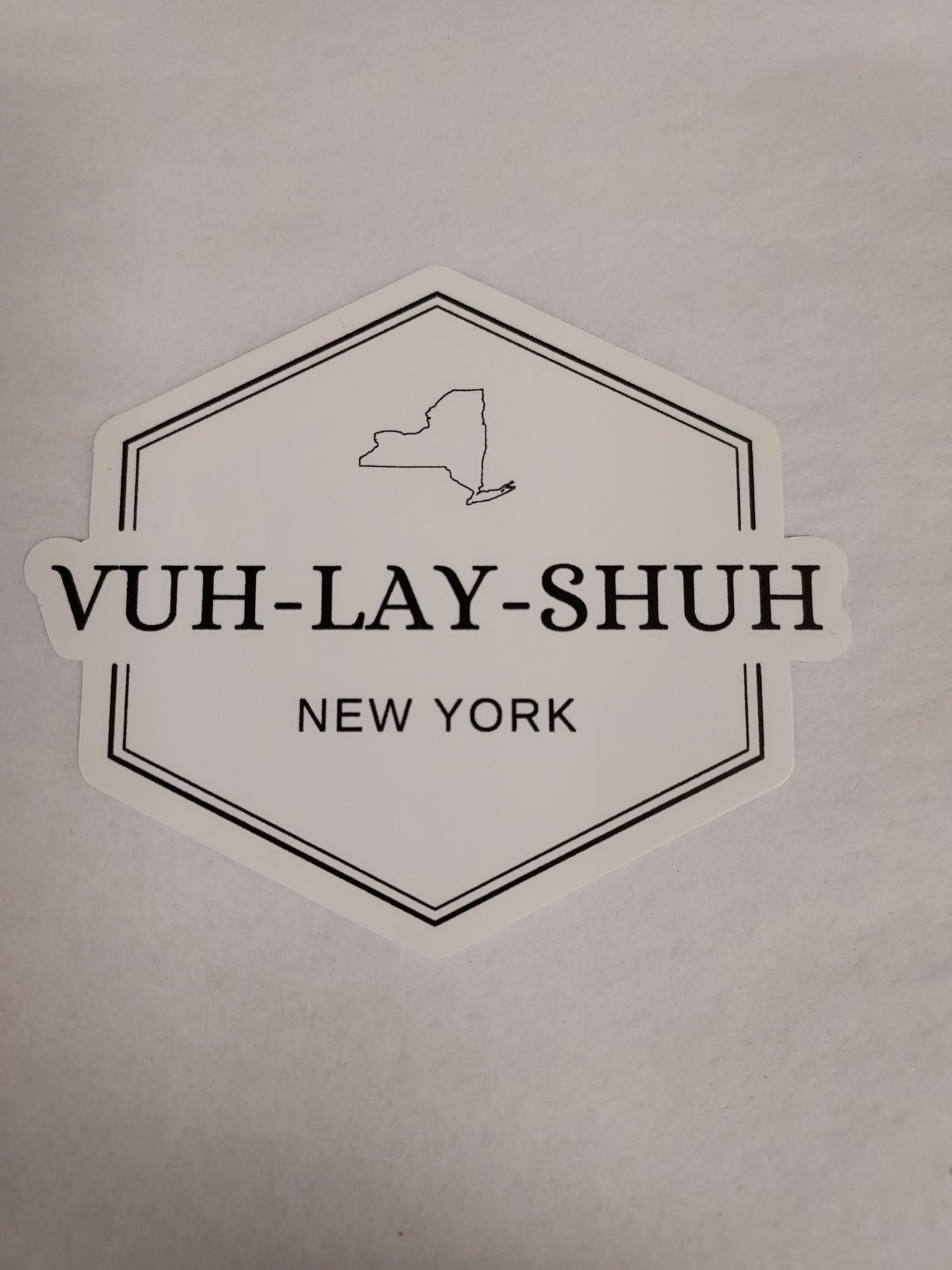 Valatie NY Vinyl Sticker