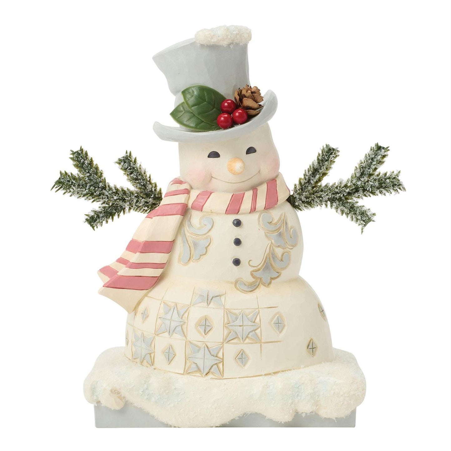 Woodland Snowman Figurine