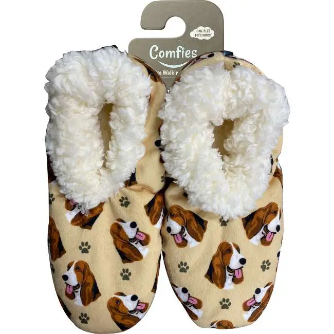 BASSET HOUND SLIPPERS
