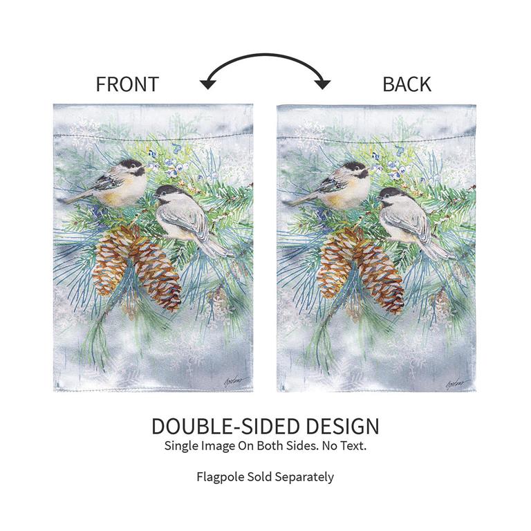 Winter Frost Garden Flag