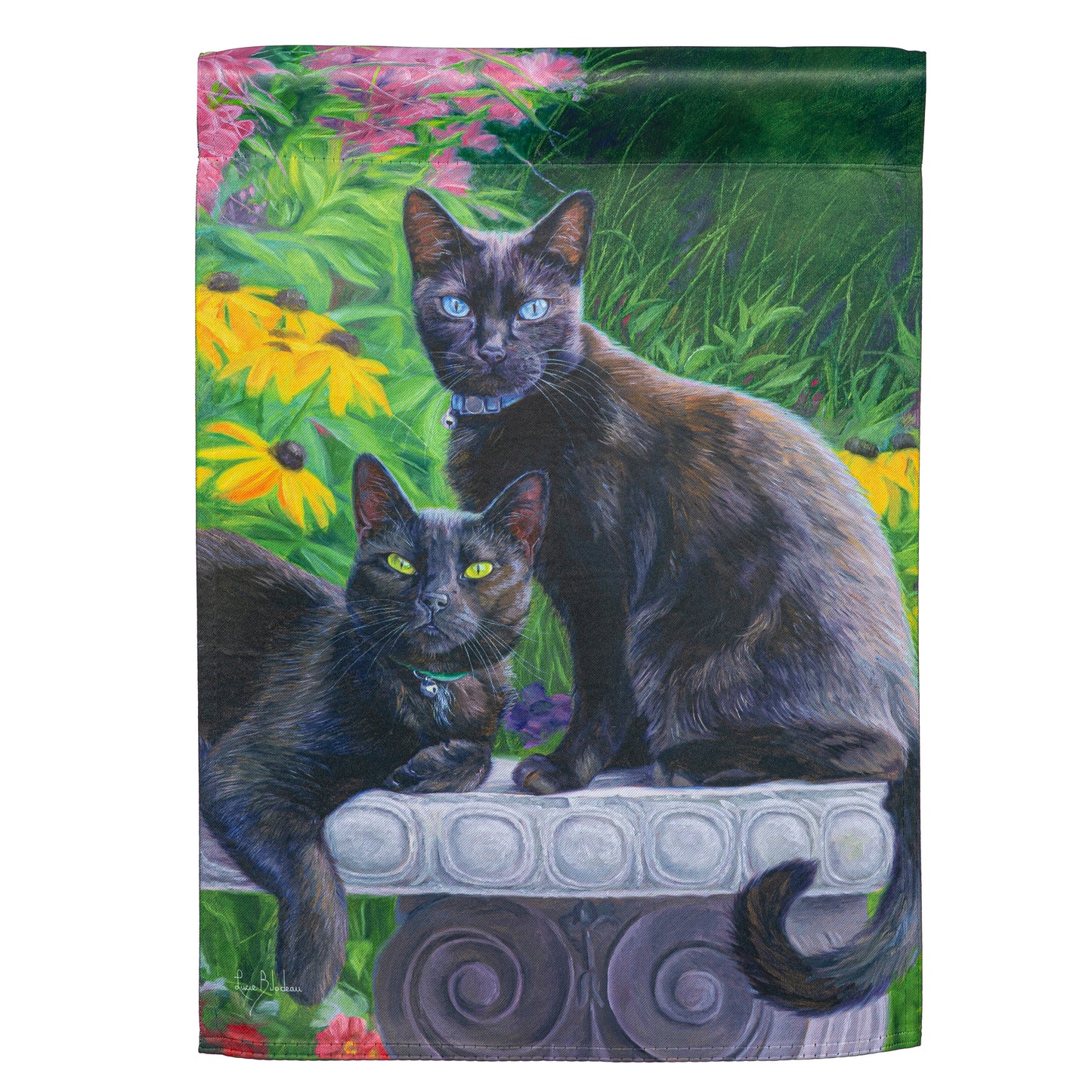 BLACK BEAUTIES Garden Flag