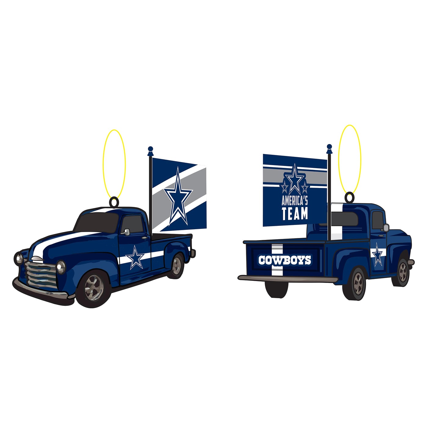 Cowboys Rally Truck Ornament