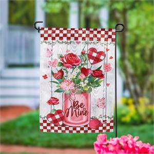 BE MINE MASON JAR FLAG